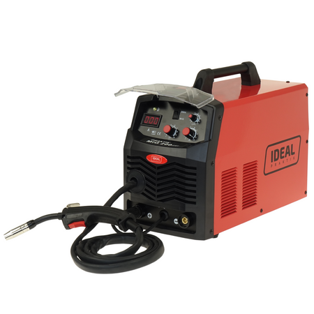 SPAWARKA MIG Praktik 200 migomat 2w1 półautomat MMA zestaw FLUX + elektrody
