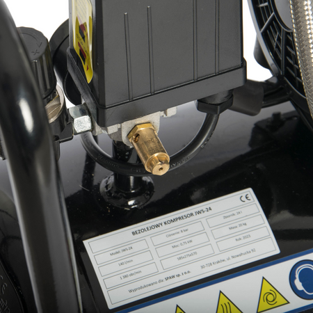 Kompresor JWS-24 wyciszony bezolejowy Magnum 750W 135 l/min sprężarka