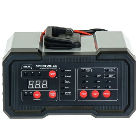 Prostownik do ładowania i rozruchu akumulatorów Ideal Sprint 20 Pro 6/12V