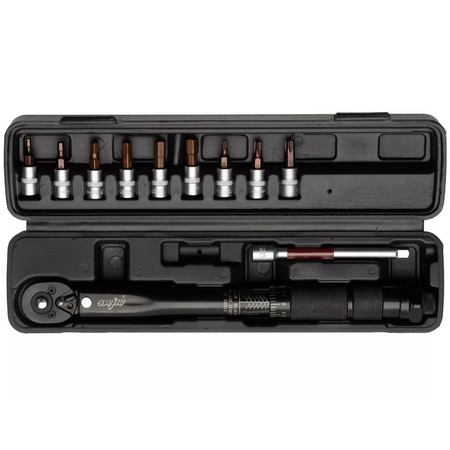 Klucz dynamometryczny 1/4" 2-24 Nm rowerowy zestaw bitów