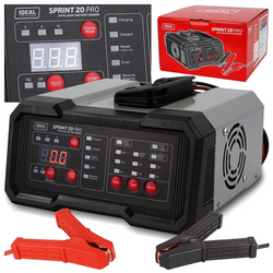 Prostownik do ładowania i rozruchu akumulatorów Ideal Sprint 20 Pro 6/12V