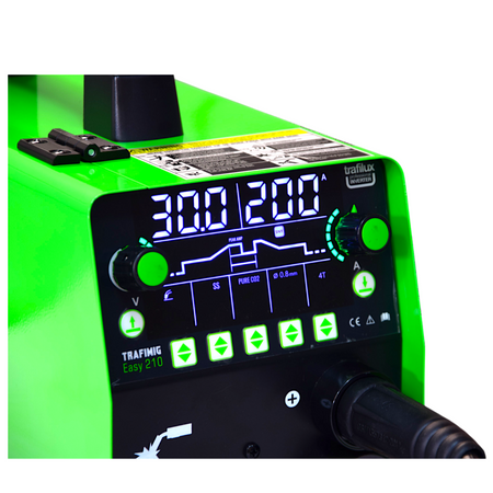 Spawarka Trafimig 210 Easy DUAL Puls Trafilux Synergia 200A 230V 3w1 MIG