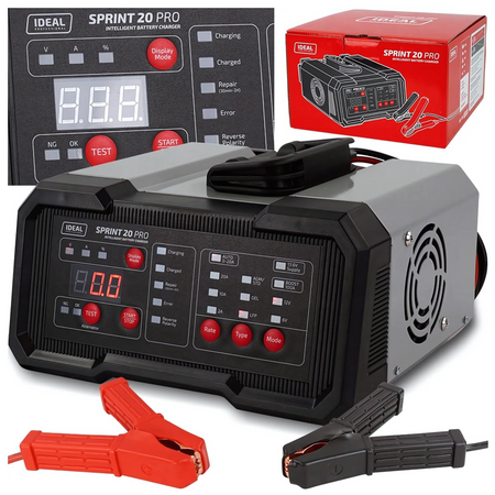 Prostownik do ładowania i rozruchu akumulatorów Ideal Sprint 20 Pro 6/12V