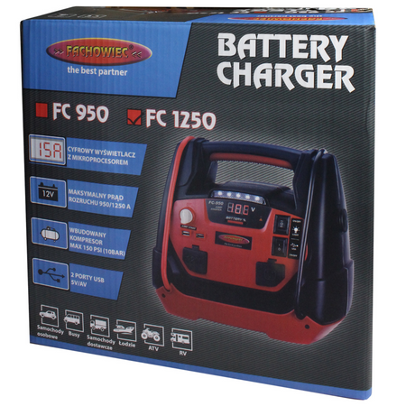 Urządzenie rozruchowe z kompresorem i przetwornicą FC-1250 HOT 800W