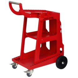 Wózek spawalniczy Ideal MIG TIG PLASMA z półkami na sprzęt i butlę 70 kg