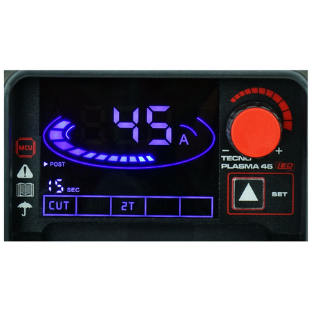 Przecinarka plazmowa TECNO PLASMA 45 LED do metalu 230V cięcie 18mm