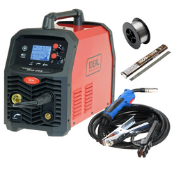 Spawarka migomat Tecnomig 205 LCD półautomat spawalniczy 200A MMA zestaw