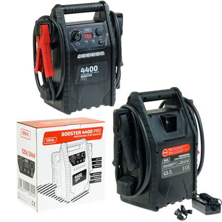 Rozruch samochodowy 1600/800A Booster IDEAL 4400 Pro do ładowania 12V 24V