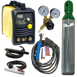 Spawarka TIG THF 220S AC/DC zestaw Argon reduktor 200A do alu PULS 230V