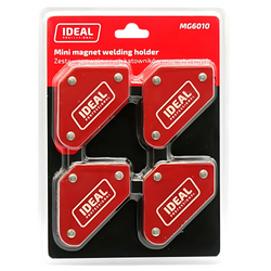 Zestaw spawalniczych kątowników magnetycznych 4 sztuki