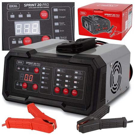 Prostownik do ładowania i rozruchu akumulatorów Ideal Sprint 20 Pro 6/12V