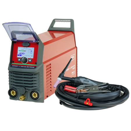 Spawarka TIG EXPERT 202 AC/DC Pulse Pro3.5 LCD z pulsem HF MMA Spot