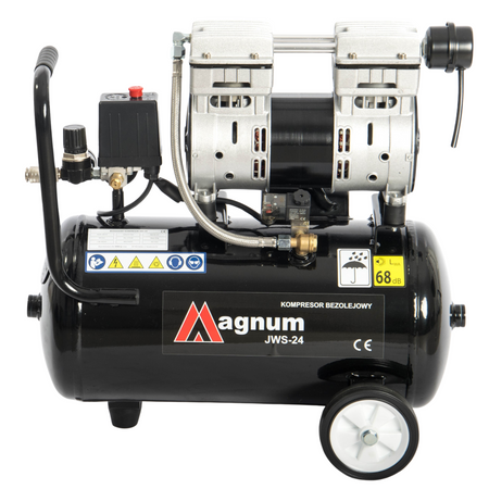 Kompresor JWS-24 wyciszony bezolejowy Magnum 750W 135 l/min sprężarka