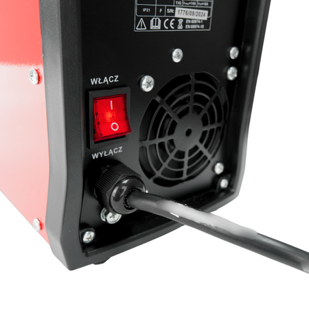 Spawarka Mini MIG 160 półautomat spawalniczy Weldman SYNERGIA Flux 2w1 drut