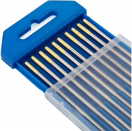 ELEKTRODA wolframowa TIG ZŁOTA elektrody WL15 2,4mm lantanowa 10 sztuk