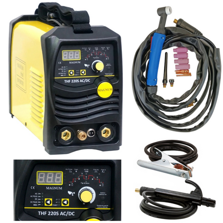 Spawarka TIG THF 220S AC/DC Magnum 200A do aluminium PULS 230V