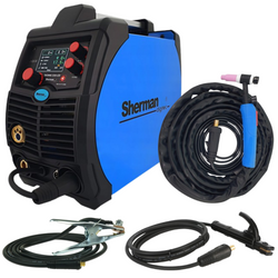 MIGOMAT Spawarka Sherman DIGIMIG 220 LCD SYNERGIA 3w1 MIG MMA TIG DC zestaw