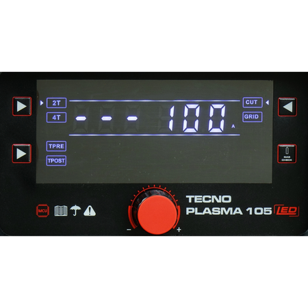Przecinarka plazmowa TECNO PLASMA 105 LED do metalu 400V cięcie 50mm