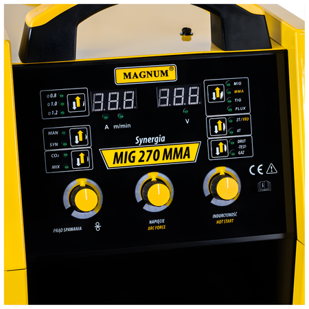 Spawarka MIGOMAT MAGNUM 270 MIG MAG MMA 400V Synergia 4x4 2T 4T półautomat