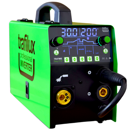 Spawarka Trafimig 210 Easy DUAL Puls Trafilux Synergia 200A 230V 3w1 MIG
