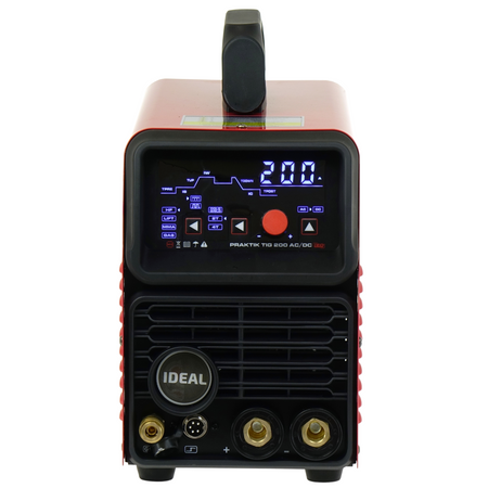 SPAWARKA Praktik TIG 200 AC/DC 230V Cold Welding punkt HF aluminium MMA LED