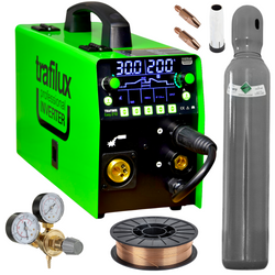 Spawarka zestaw Trafimig 210 Easy DUAL Puls Synergia butla drut reduktor