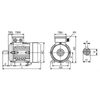 Silnik elektryczny trójfazowy 2,2 kW 1400 obr / min MS 90L2-4 B3