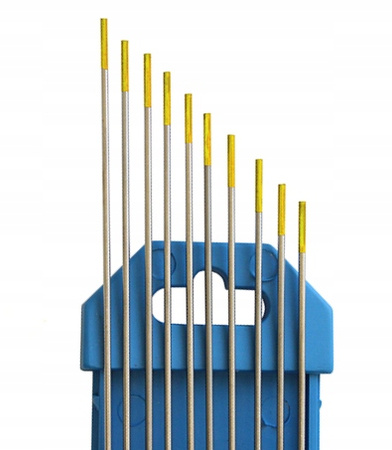 ELEKTRODA wolframowa TIG ZŁOTA elektrody WL15 2,4mm lantanowa 10 sztuk