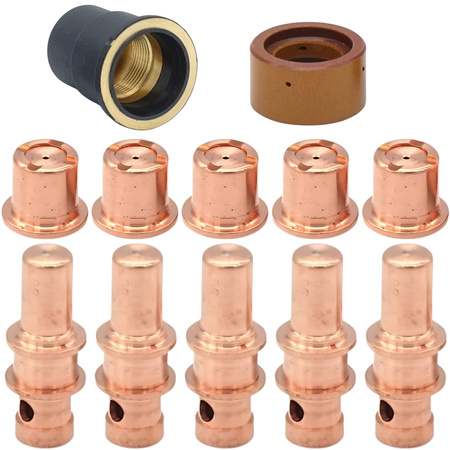 ZESTAW dysze elektrody pierścień osłona Plazma A81 A-81 LT-81 dysza 1,2mm