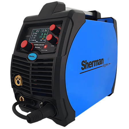 MIGOMAT Spawarka Sherman DIGIMIG 220 LCD SYNERGIA 3w1 MIG MMA TIG DC zestaw