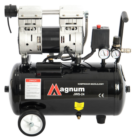 Kompresor JWS-24 wyciszony bezolejowy Magnum 750W 135 l/min sprężarka